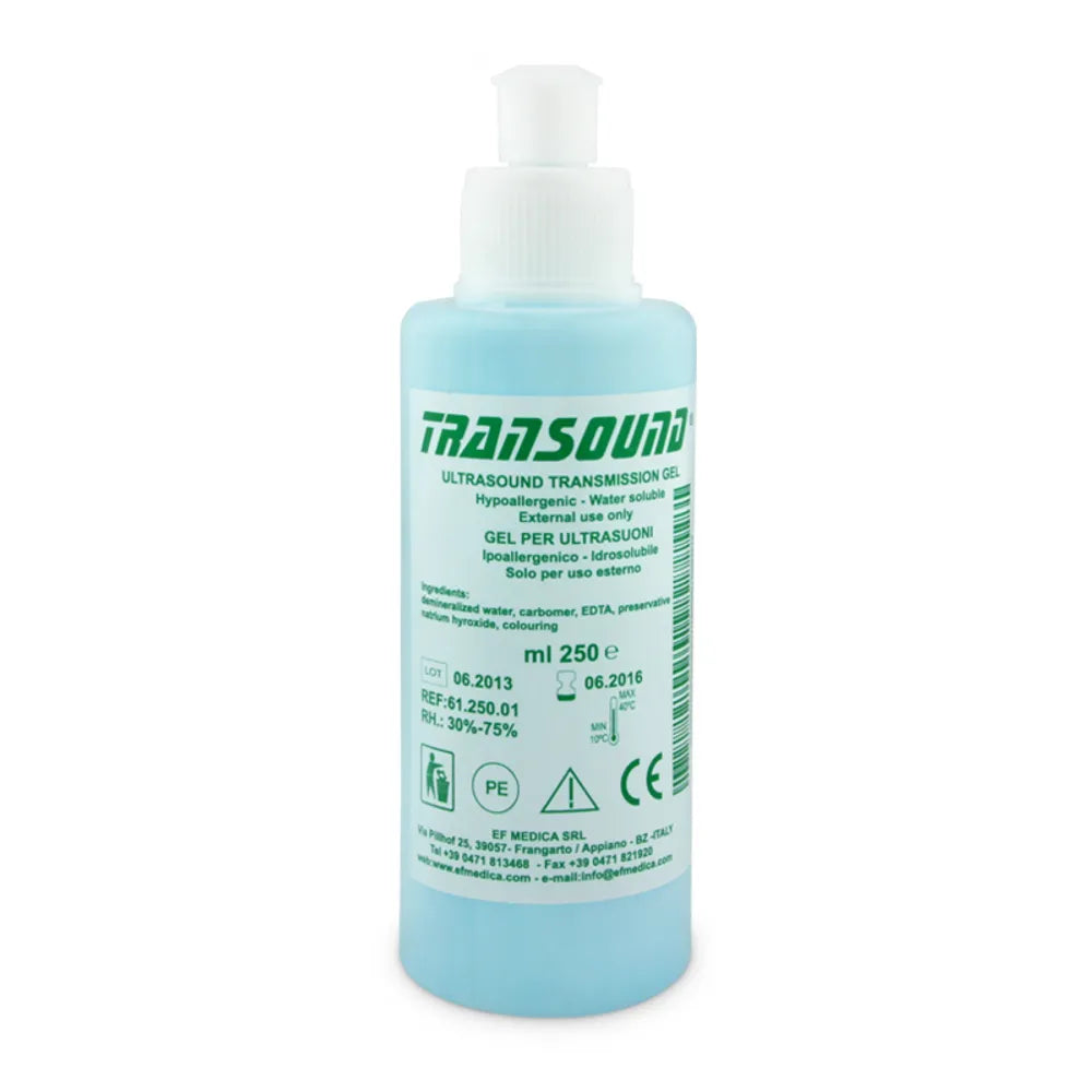 TRANSOUND Ultrasound Transmission Gel – جل ترانسوند للموجات فوق الصوتية لتوصيل عالي وصور دقيقة وسهل التنظيف وآمن للبشرة