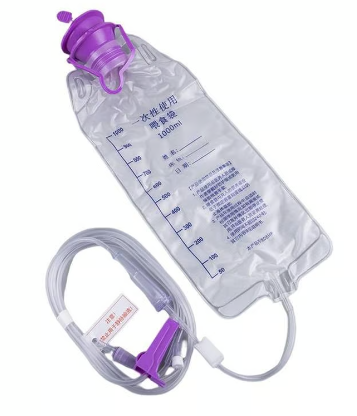 Enteral Feeding Bag 1000 ml – كيس تغذية معوية ١٠٠٠ مل لتغذية آمنة وصحية للمرضى