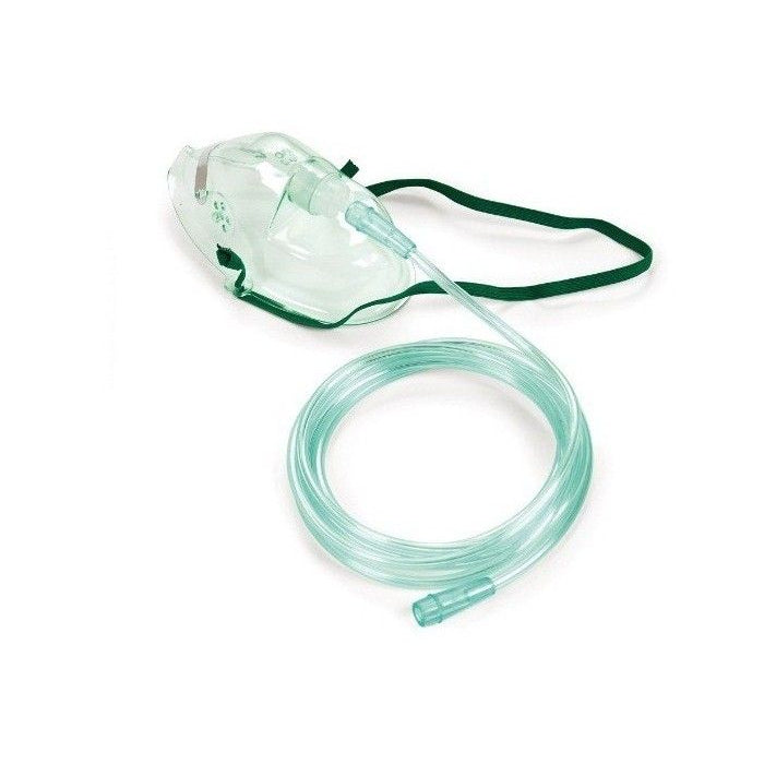 Oxygen Mask – قناع أكسجين طبي مريح وآمن لتوصيل الأكسجين بكفاءة للمرضى