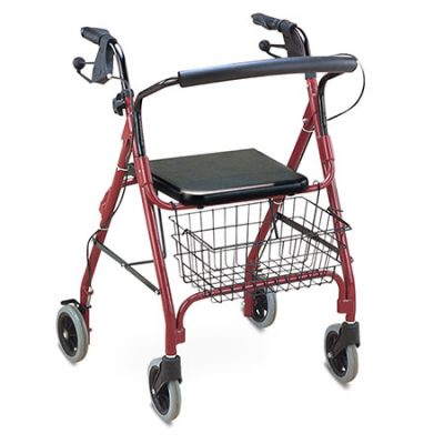 Rollator with 4 Wheels – روليتور بأربع عجلات يوفر دعمًا ثابتًا وحركة آمنة وسهلة للمشي