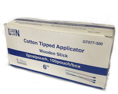 Sterile Cotton tipped applicator 6"