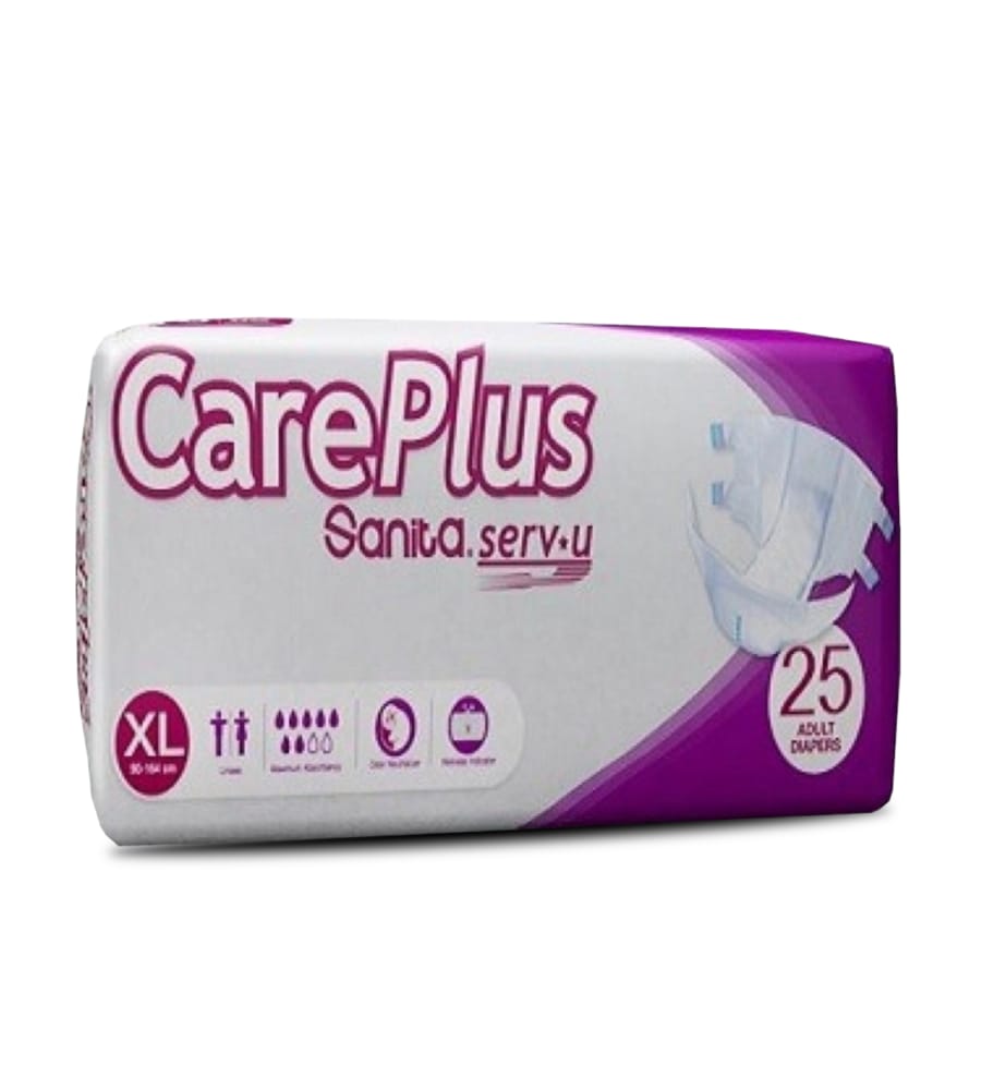 حفاضات للكبار Care Plus ( 25 قطعة / علبة)