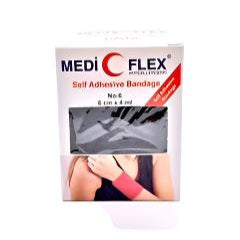 ضمادة ذاتية اللصق Mediflex (6 سم × 4 م)