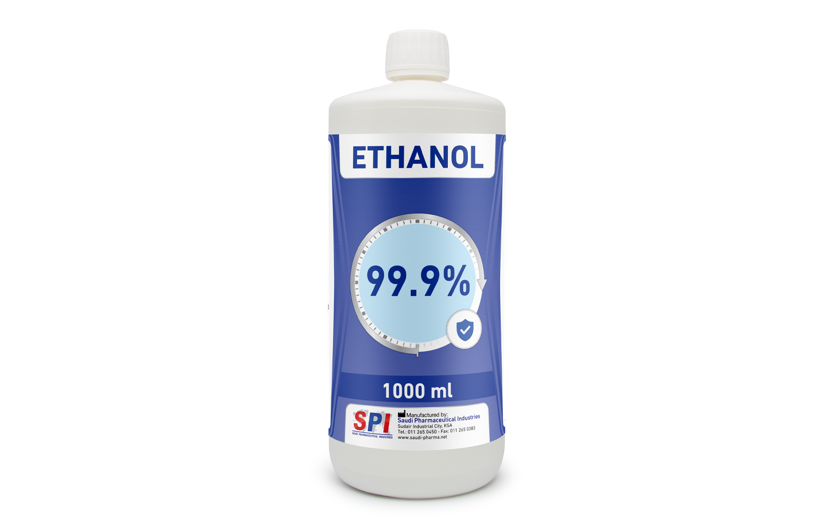 SPI Ethanol 99.9% Solution – محلول إيثانول ٩٩.٩٪‏ من SPI للتعقيم والاستخدام الطبي والمخبري الفعّال