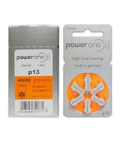 Hearing aid batteries , power one