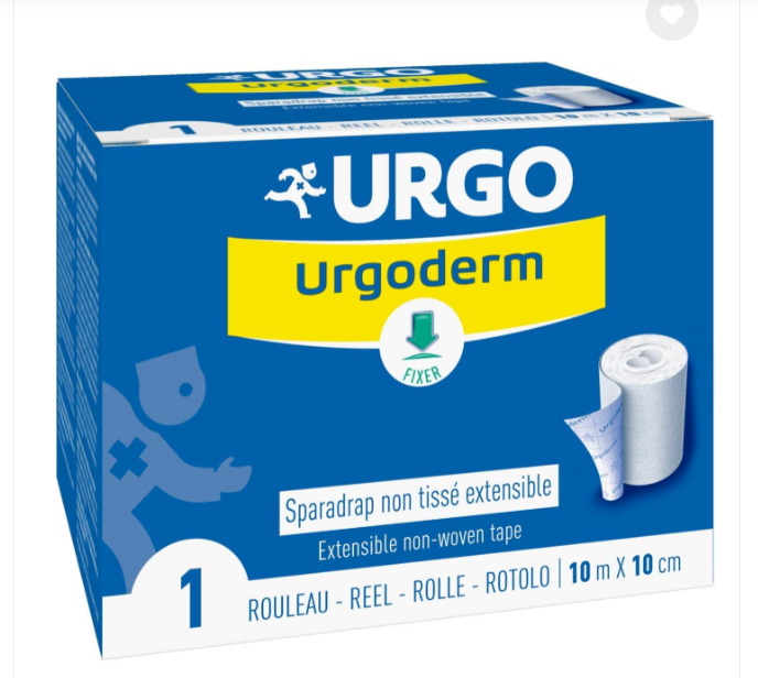 URGODERM Extensible Non-Woven Tape – شريط طبي لاصق فيرغوديرم غير منسوج لتثبيت لطيف وآمن للضمادات