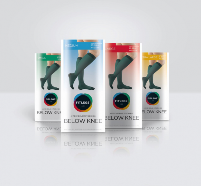 G&N MEDICAL FITLEGS Aes Grip Below Knee Anti-Embolism Socks 19