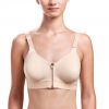 CARESS™ ULTRA-LOW COVERAGE POCKETED ZIP-FRONT BRA - STYLE NO. CAR-B09Z